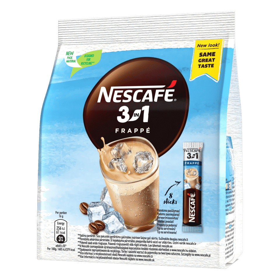 NESCAFÉ® 3in1 Frappé Classic paketėliai | Nescafé Lietuva